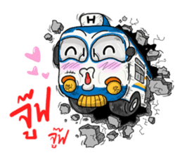 Happy Bus sticker #8268904