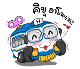 Happy Bus sticker #8268905