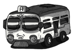 Happy Bus sticker #8268907