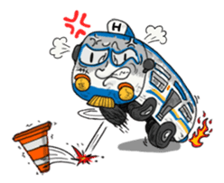 Happy Bus sticker #8268914