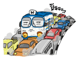 Happy Bus sticker #8268916