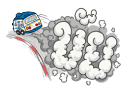 Happy Bus sticker #8268923