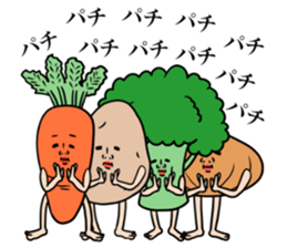 Vegetables rumblingly sticker #8270645