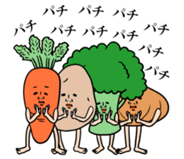 Vegetables rumblingly sticker #8270645