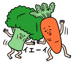 Vegetables rumblingly sticker #8270660