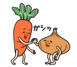 Vegetables rumblingly sticker #8270680
