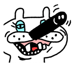 Whitening rabbit sticker #8271371