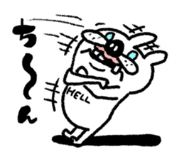 Whitening rabbit sticker #8271373