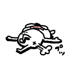 Whitening rabbit sticker #8271377