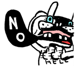 Whitening rabbit sticker #8271397