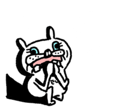 Whitening rabbit sticker #8271401