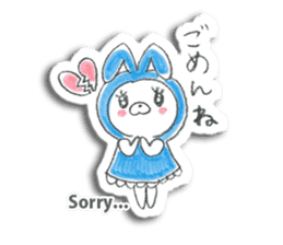 Usamimi-zukin sticker #8271777