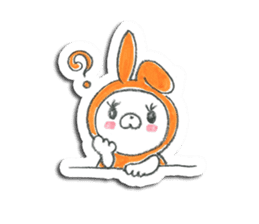 Usamimi-zukin sticker #8271779
