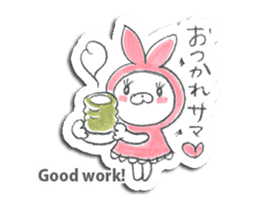 Usamimi-zukin sticker #8271786