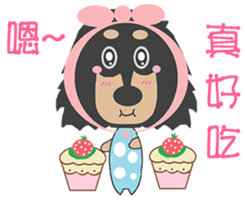 QQ candy-mini Dachshund sticker #8272485