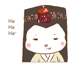 hanbok rabbit (E) sticker #8273008