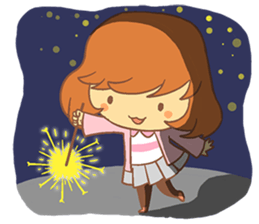 Happy New Year Girls sticker #8273192