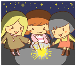 Happy New Year Girls sticker #8273193