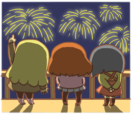 Happy New Year Girls sticker #8273195