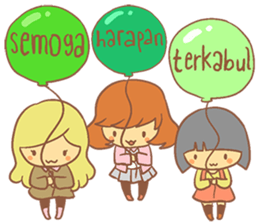 Happy New Year Girls sticker #8273199