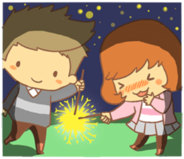 Happy New Year Girls sticker #8273207