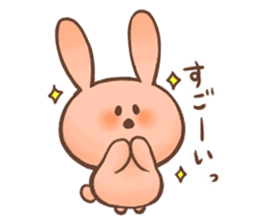 Love Pink Rabbit sticker #8273620