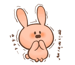Love Pink Rabbit sticker #8273621
