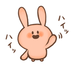 Love Pink Rabbit sticker #8273624