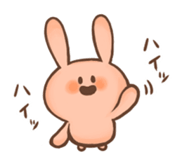 Love Pink Rabbit sticker #8273624