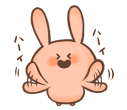 Love Pink Rabbit sticker #8273625