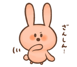Love Pink Rabbit sticker #8273627
