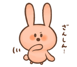 Love Pink Rabbit sticker #8273627