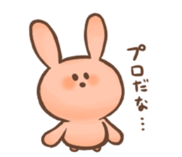 Love Pink Rabbit sticker #8273629