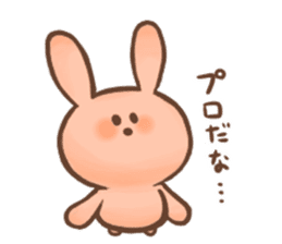 Love Pink Rabbit sticker #8273629