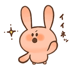 Love Pink Rabbit sticker #8273630