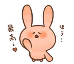 Love Pink Rabbit sticker #8273631