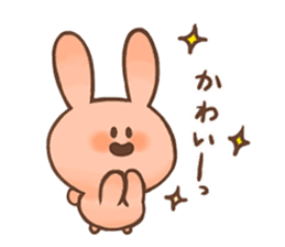 Love Pink Rabbit sticker #8273632