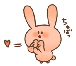 Love Pink Rabbit sticker #8273637