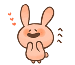 Love Pink Rabbit sticker #8273640