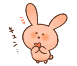 Love Pink Rabbit sticker #8273641