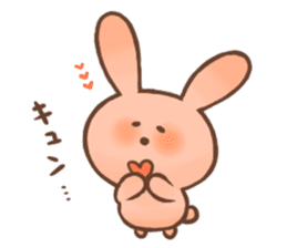 Love Pink Rabbit sticker #8273641