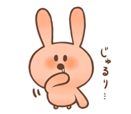 Love Pink Rabbit sticker #8273645