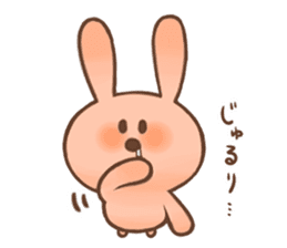Love Pink Rabbit sticker #8273645