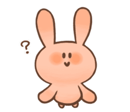Love Pink Rabbit sticker #8273646