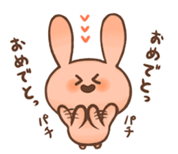 Love Pink Rabbit sticker #8273648