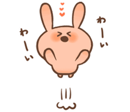 Love Pink Rabbit sticker #8273651