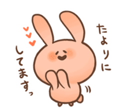 Love Pink Rabbit sticker #8273653