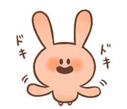 Love Pink Rabbit sticker #8273654