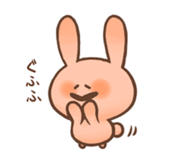 Love Pink Rabbit sticker #8273655