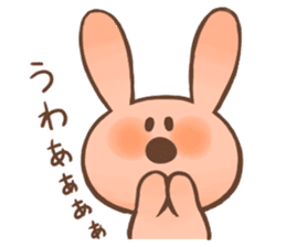 Love Pink Rabbit sticker #8273656